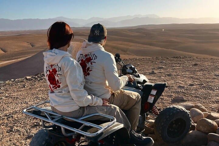 Agafay Desert Quad Ride and Sunset Dinner Experience from Marrakech