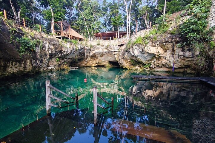 Explore Cenote Zemway & Zacil-Ha: Tulum Lagoon Day Tour with Transport photo 3