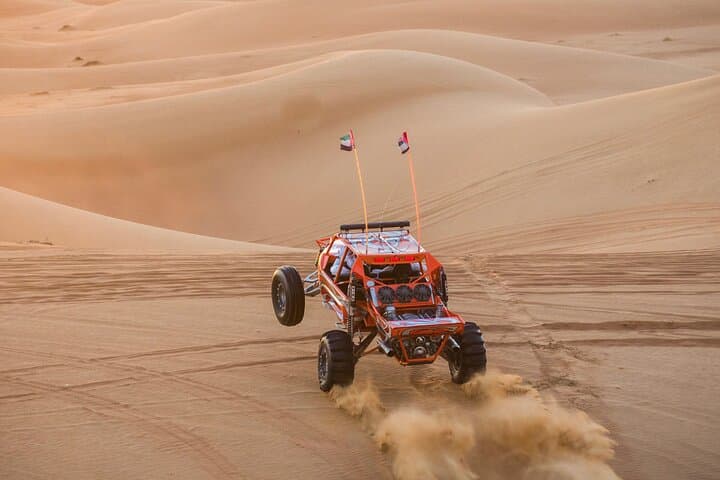 Dubai Desert Buggy, Camel & Dune Bashing with VIP Camp and BBQ