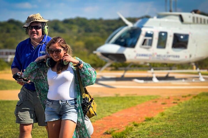 Victoria Falls Helicopter Flight and Zambezi Sunset Dinner Cruise photo 2