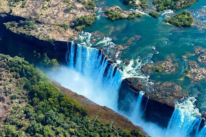 Victoria Falls Helicopter Flight and Zambezi Sunset Dinner Cruise photo 5
