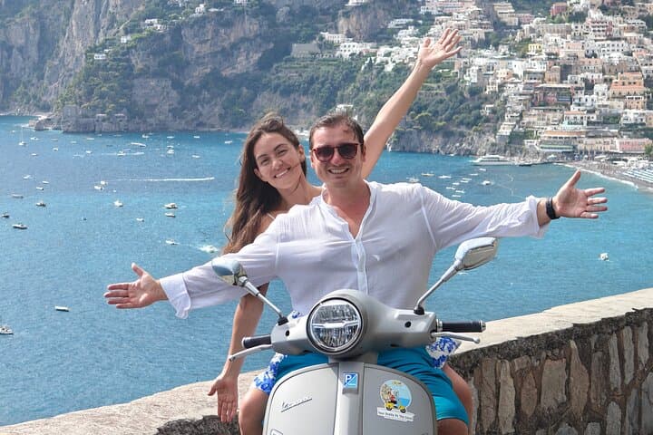 Vespa Tour of the Amalfi & Sorrento Coast — Private Day Ride from Positano to Ravello