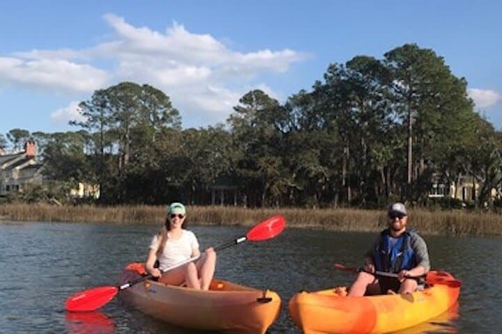 Hilton Head Morning Kayak Tour with Coffee and Dolphin Watching photo 3