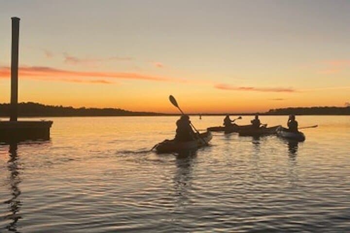 Hilton Head Morning Kayak Tour with Coffee and Dolphin Watching photo 2