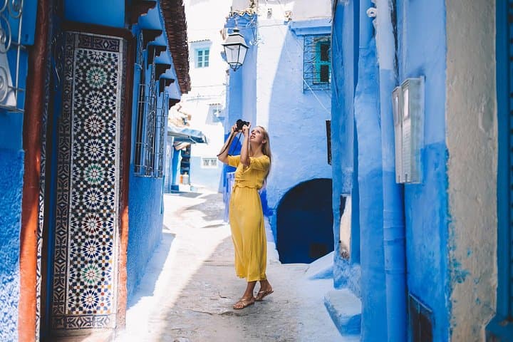 Imperial Cities & Chefchaouen: 4-Day Private Tour from Marrakech