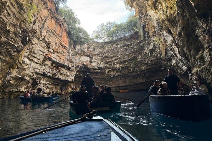 Drogarati & Melissani Caves Shore Excursion from Argostoli — Myrtos Viewpoint & Wine Tasting photo 2
