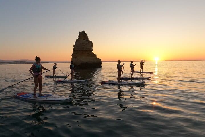 Sunrise Stand-Up Paddle Through Lagos Caves and Ponta da Piedade