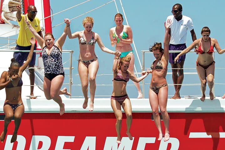 Private Montego Bay Catamaran: Afternoon Snorkel, Open Bar & Dance