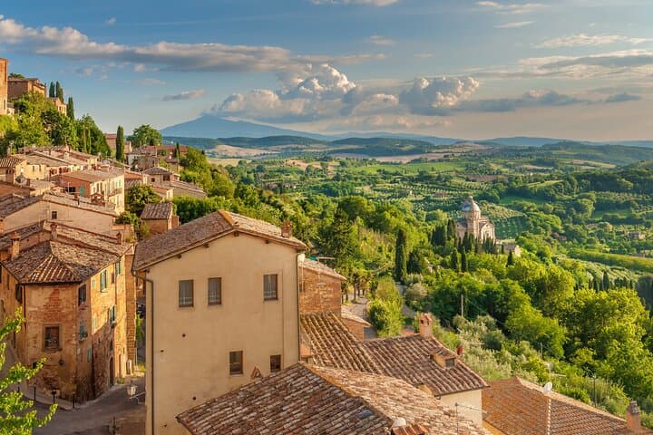 Day Trip from Rome to Montepulciano & Montalcino — Wine Tasting, Lunch and Medieval Towns