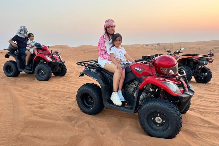 Dubai Desert Quad ATV & Sandboarding Safari