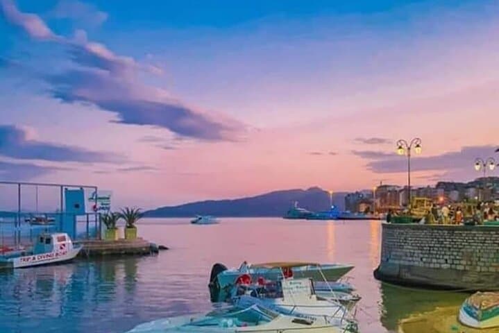 Sunset at Lekursi Castle — Panoramic Views Over Saranda and Corfu photo 4