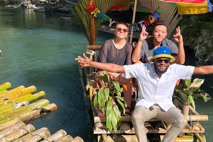 Montego Bay Bamboo Rafting on the Great River with Limestone Foot Massage