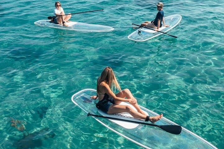 Clear-Water SUP in Negril: Transparent Paddleboard Experience