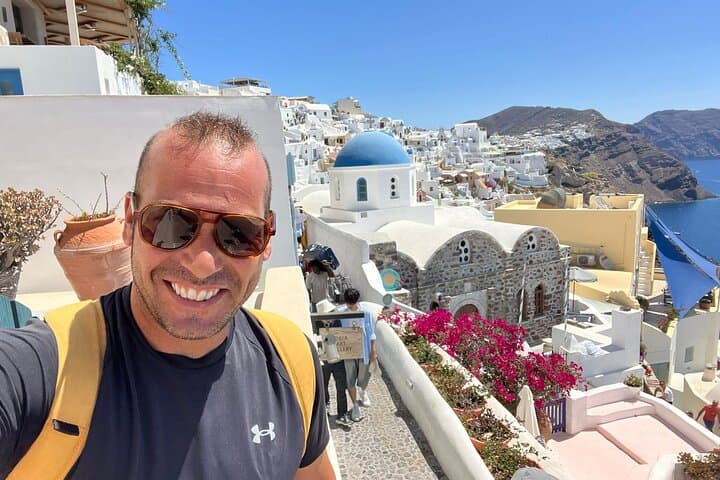 Private Santorini Island Tour — Caldera Views, Black Sand Beaches & Wine Tasting photo 3