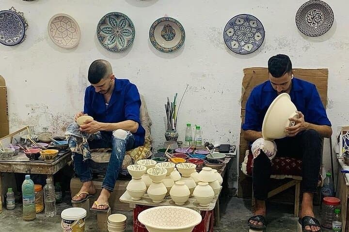 Hands-On Crafting in Fes Medina: Pottery & Zellige Workshop with Local Artisans photo 1