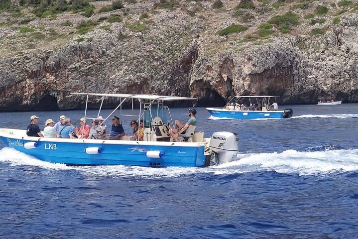 3-Hour Boat Tour to the Caves of Santa Maria di Leuca: Snorkel Adriatic & Ionian Grottos