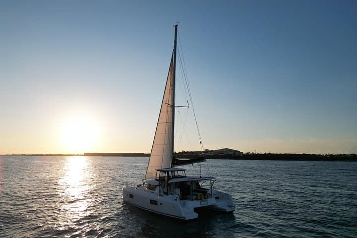 Private 42' Catamaran Cruise from Puerto Aventuras — 3-Hour La Bocana & Sand Bar Experience photo 2