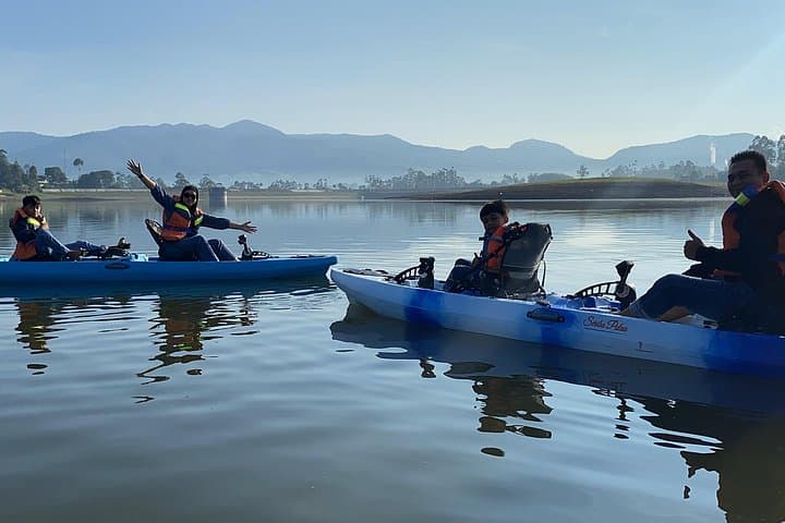 Kayaking Situ Cileunca: Pedal-Kayak on Pangalengan's Mountain Lake photo 3