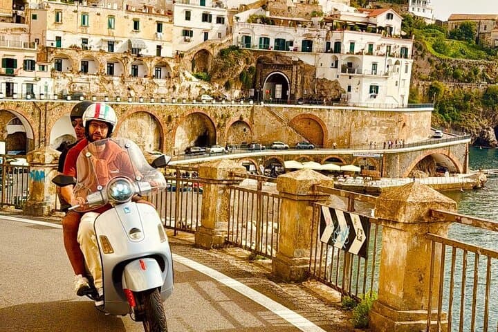 Sunset Vespa Ride Along the Amalfi Coast — Sorrento to Positano photo 2
