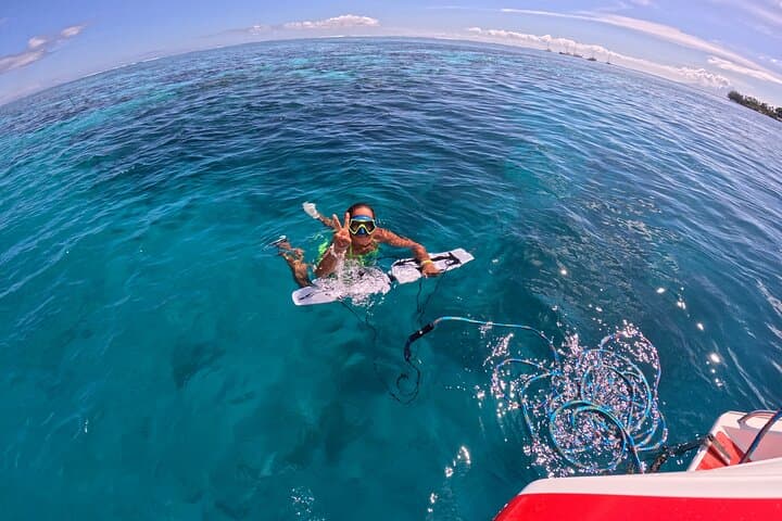 Subwing Snorkeling in Tahiti: Tow-Behind Lagoon Tours with Turtles and Rays photo 1