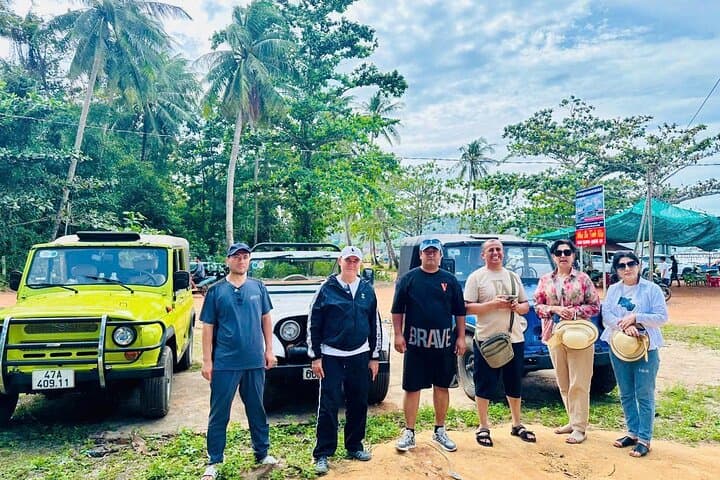 North Phu Quoc Jeep Tour — Forest Roads, Floating Seafood Lunch & Basket Boats photo 1