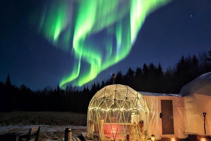 Sleep in a Glass Igloo Under the Northern Lights — Swedish Lapland Aurora Stay photo 1