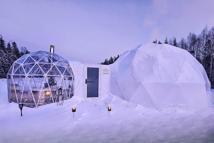 Sleep in a Glass Igloo Under the Northern Lights — Swedish Lapland Aurora Stay photo 4