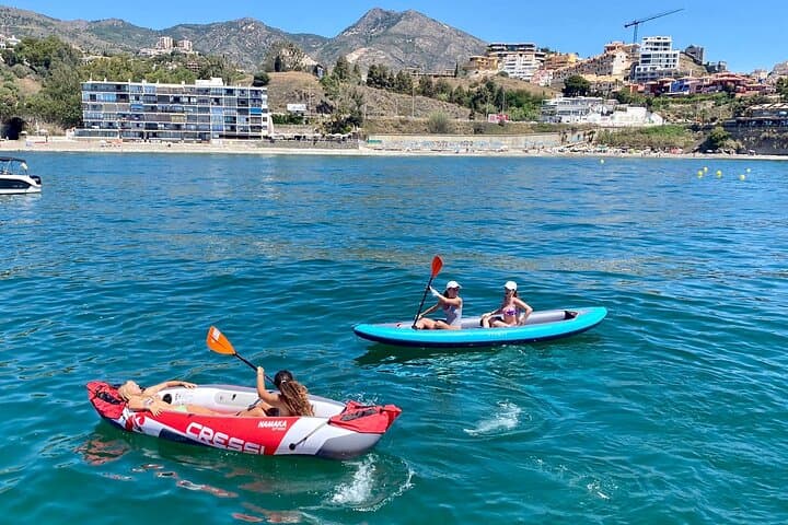 Benalmádena Private Boat Tour: Snorkel Shipwreck, Slide & Paddleboard photo 6