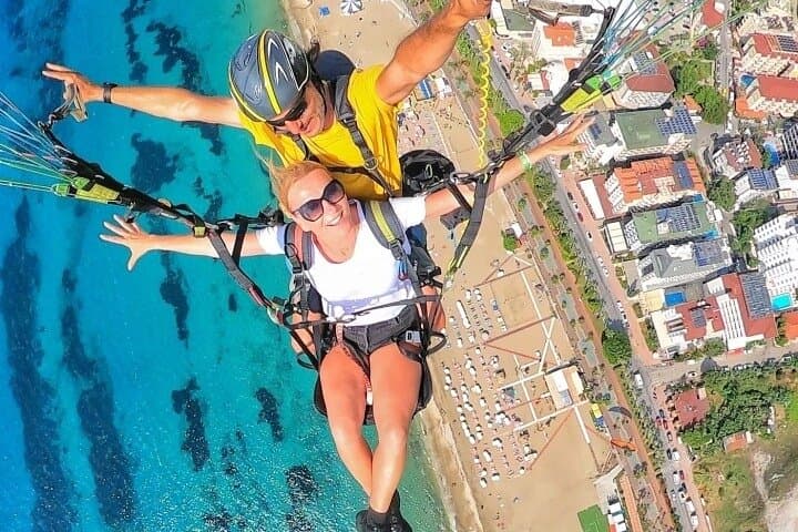Tandem Paragliding over Cleopatra Beach — Yassı Tepe Takeoff with Hotel Transfer photo 2