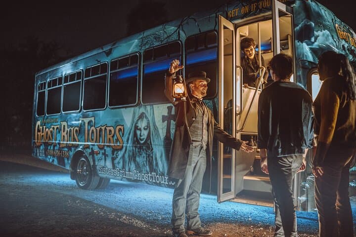San Antonio Haunted Ghost Bus Tour — Nighttime History, Menger Hotel & Cemetery Stops