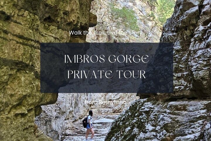 Imbros Gorge Private Tour — Hike the Historic Canyon and Swim the Libyan Sea