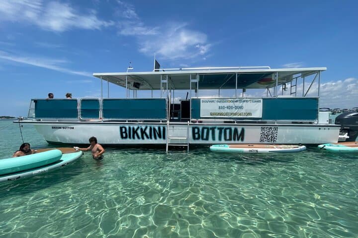 3-Hour Crab Island Catamaran: Swim, Float & Destin Harbor Cruise