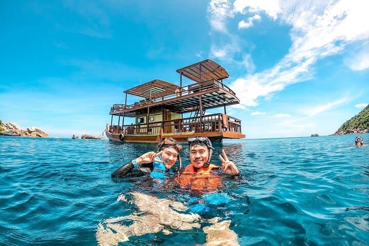 Koh Tao & Koh Nang Yuan: Full-Day Snorkel from Japanese Garden to Shark Bay