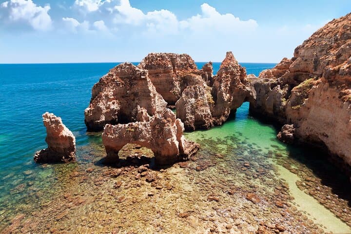 Algarve in a Day: Lagos Cliffs & Albufeira Old Town Tour from Lisbon