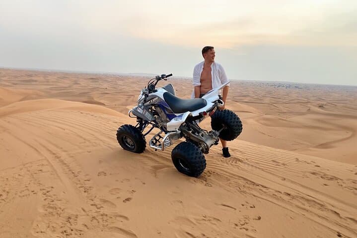 Morning Lahbab Desert Safari: Camel Trek, Quad Biking & Sandboarding from Dubai photo 6
