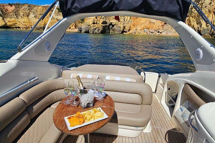 Benagil Private Luxury Cruise from Lagos: Yacht Tour, Dolphins & Paddleboarding photo 4