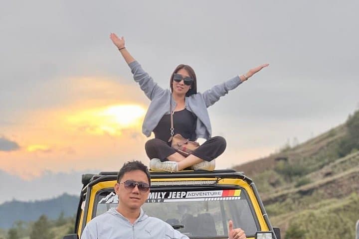 Mount Batur Sunrise Jeep Tour: Black Lava Fields & Crater Lake Views photo 1