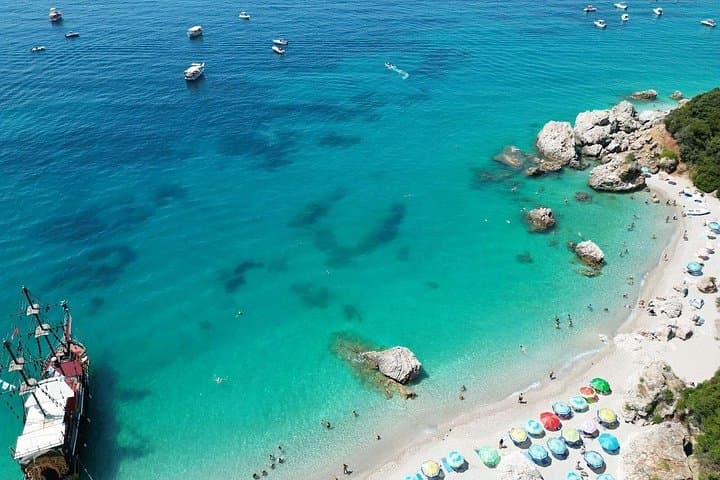 Saranda Sea Adventure: 6-Stop Boat Tour to Krorezë, Turtle Cave & Soldier Beach photo 1