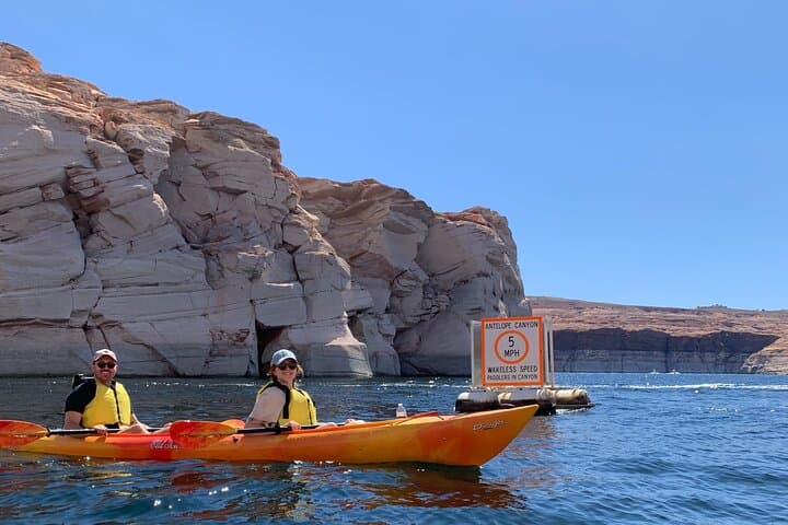 Antelope Canyon From Lake Powell: Guided Kayak, Hike & Swim (4-Hour) photo 2