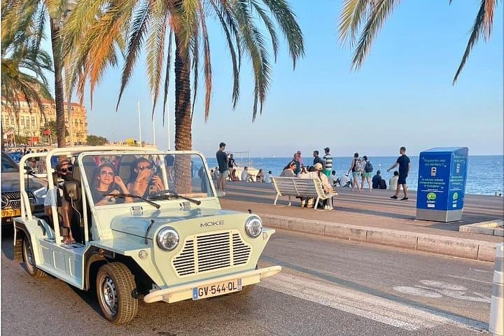 Electric Moke Coastal Tour from Nice: Promenade des Anglais to Mont Boron photo 2