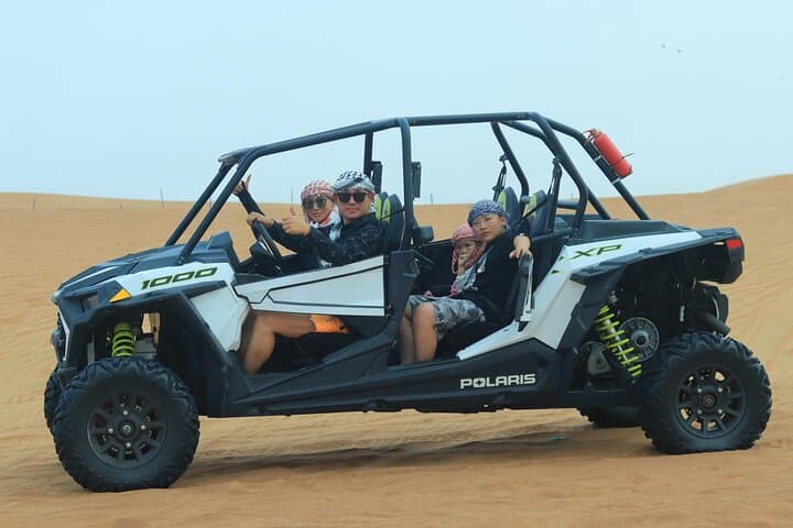 Dubai Evening Dune Buggy Safari: Sandboarding, Camel Ride & BBQ Desert Camp photo 3