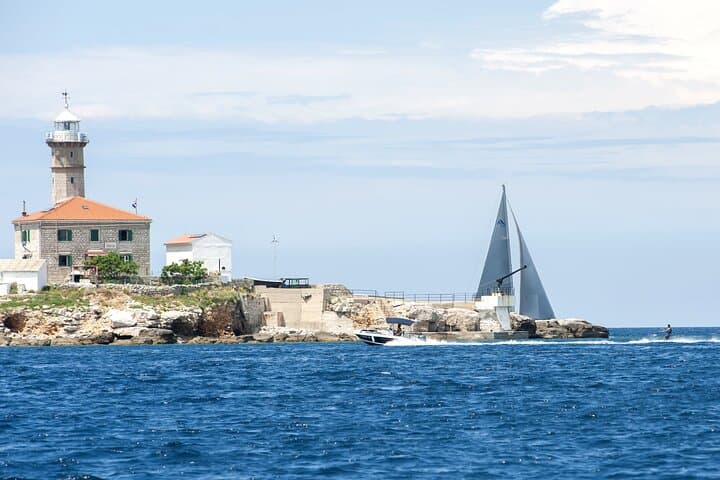 Rovinj Private Speedboat Tour: Archipelago, Lim Fjord & Snorkeling photo 2