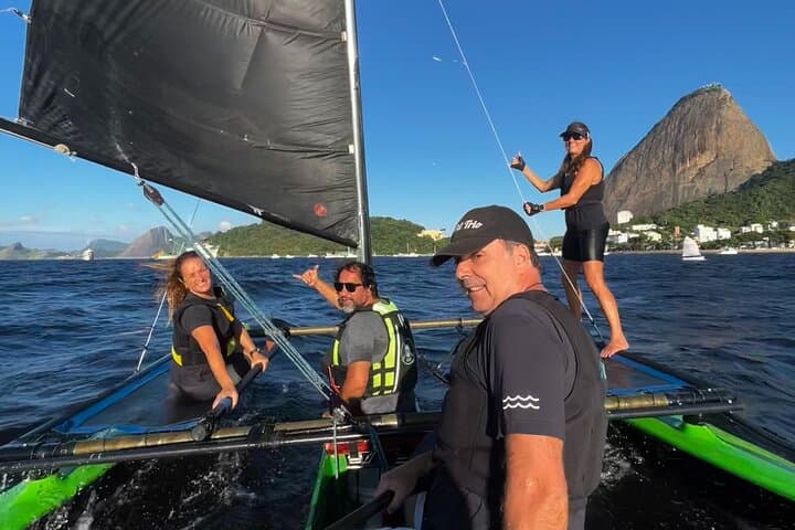 Hawaiian canoe sailing near Sugarloaf: Rio’s high-speed coastal tour photo 3