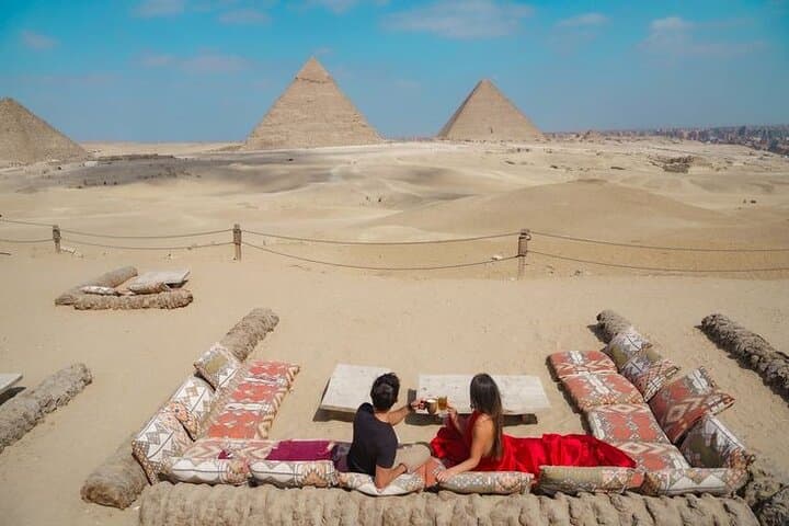 Giza Pyramids & Sphinx Half-Day Tour with Lunch at 9 Pyramids Lounge photo 2