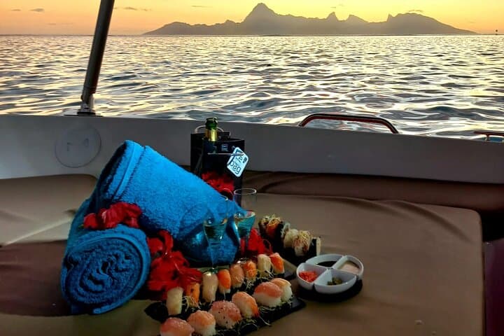 Sunset Cruise in Tahiti: Lagoon Swim & Moorea Views at Dusk photo 4