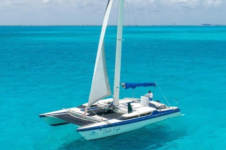Private Catamaran to Isla Mujeres: Snorkel, Beach Club & Open Bar from Cancun photo 3