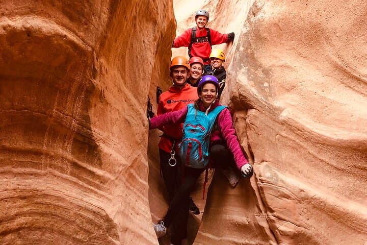 Huntress Slot Canyon Canyoneering: Beginner Rappels from Kanab photo 4