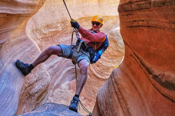 Huntress Slot Canyon Canyoneering: Beginner Rappels from Kanab photo 2