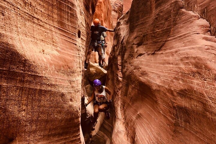 Huntress Slot Canyon Canyoneering: Beginner Rappels from Kanab photo 5