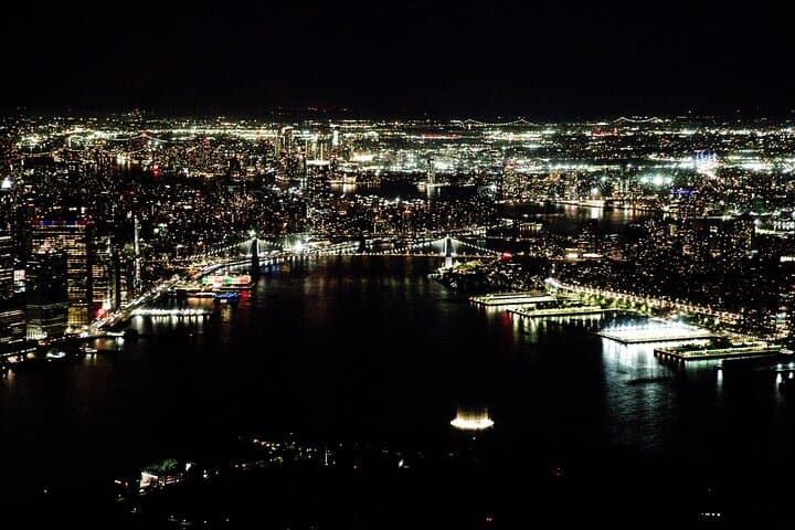 Night Flight Over NYC: Private After-Dark Skyline Air Tour